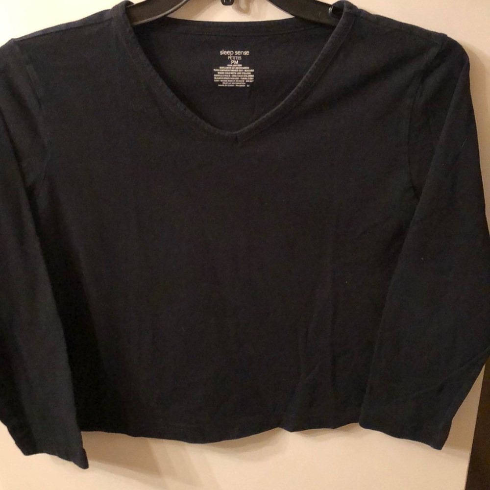 Sleep Sense Pajama Top Cotton Petite Medium